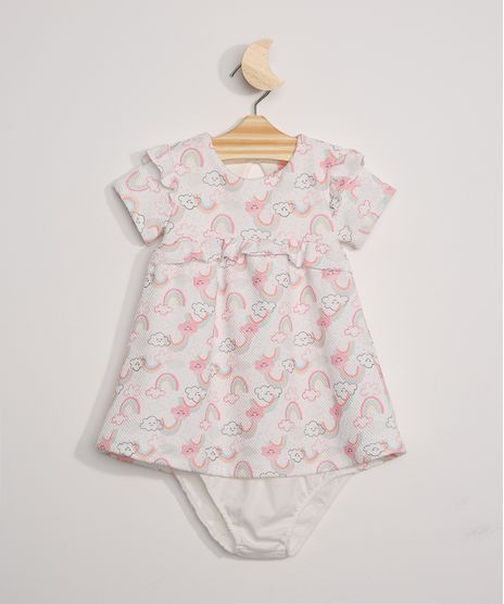 Vestido-Infantil-Estampado-Arco-Iris-Manga-Curta---Calcinha-Off-White-9979696-Off_White_1