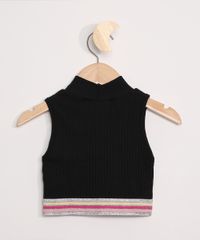 Regata-Infantil-Cropped-com-Elastico-em-Lurex-Gola-Alta-Preta-9967335-Preto_2