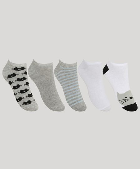 Kit-de-5-Meias-Femininas-Cano-Baixo-Gatinhos-Cinza-9973651-Cinza_1 Kit-de-5-Meias-Femininas-Cano-Baixo-Gatinhos-Cinza-9973651-Cinza_1