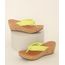 Tamanco-Feminino-Oneself-Salto-Medio-em-Cortica-Amarelo-9979023-Amarelo_1