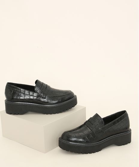 Oxford-Feminino-Oneself-Texturizado-Croco-Salto-Medio-Tratorado-Preto-9980044-Preto_1