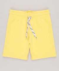 Bermuda-em-Moletom-Amarela-8615081-Amarelo_1