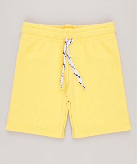 Bermuda-em-Moletom-Amarela-8615081-Amarelo_1