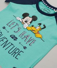 Camiseta-Mickey-e-Pluto-em-Algodao---Sustentavel-Verde-8299004-Verde_4