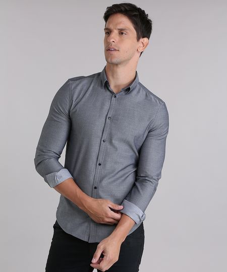 Camisa-Slim-Chumbo-8826474-Chumbo_1 Camisa-Slim-Chumbo-8826474-Chumbo_1
