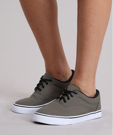 tenis dc verde militar