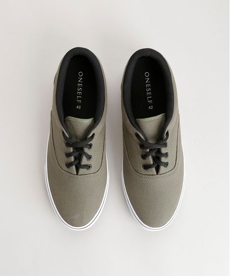 tenis dc verde militar