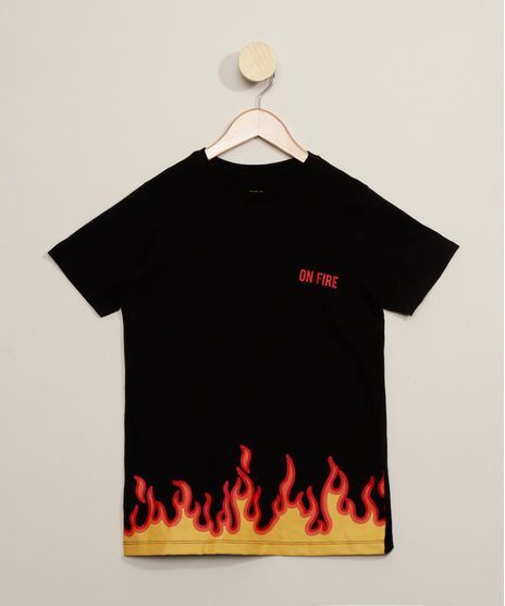 Camiseta-Juvenil-Fogo--On-Fire--Manga-Curta-Preta-9969598-Preto_1