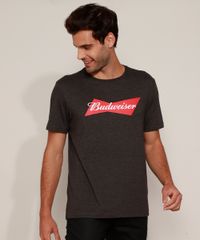 Camiseta-Masculina-Budweiser-Manga-Curta-Gola-Careca-Cinza-Mescla-Escuro-9975059-Cinza_Mescla_Escuro_1