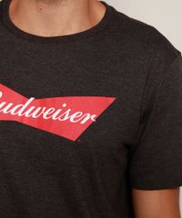 Camiseta-Masculina-Budweiser-Manga-Curta-Gola-Careca-Cinza-Mescla-Escuro-9975059-Cinza_Mescla_Escuro_5