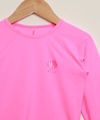 Blusa-de-Praia-Infantil--Mermaid--Manga-Longa-com-Protecao-UV50--Rosa-Neon-9965847-Rosa_Neon_4