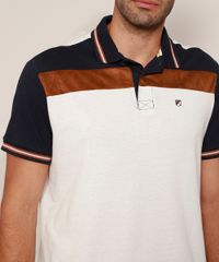Polo-de-Piquet-Masculina-Tradicional-com-Recorte-em-Suede-Manga-Curta-Off-White-9968213-Off_White_5