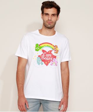 Camiseta-Masculina-Ursinhos-Carinhosos-Manga-Curta-Gola-Careca-Branca-9974307-Branco_1