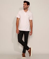 Polo-de-Piquet-Masculina-Basica-Comfort-Manga-Curta-Rosa-Claro-9597168-Rosa_Claro_3