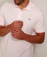 Polo-de-Piquet-Masculina-Basica-Comfort-Manga-Curta-Rosa-Claro-9597168-Rosa_Claro_5