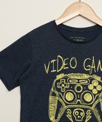 Camiseta-Infantil--Video-Game-Rock-Star--Manga-Curta-Azul-Marinho-9973329-Azul_Marinho_4