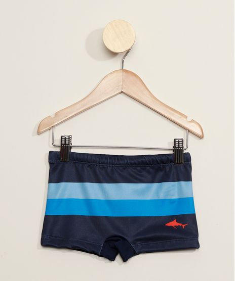 Sunga-Infantil-Boxer-com-Listras-e-Tubarao-Protecao-UV50--Azul-Marinho-9976177-Azul_Marinho_1