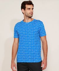 Camiseta-Masculina-PlayStation-Estampada-Manga-Curta-Gola-Careca-Azul-9961605-Azul_1 Camiseta-Masculina-PlayStation-Estampada-Manga-Curta-Gola-Careca-Azul-9961605-Azul_1