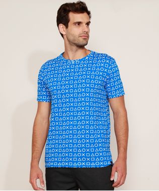 Camiseta-Masculina-PlayStation-Estampada-Manga-Curta-Gola-Careca-Azul-9961605-Azul_1