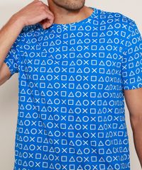 Camiseta-Masculina-PlayStation-Estampada-Manga-Curta-Gola-Careca-Azul-9961605-Azul_2