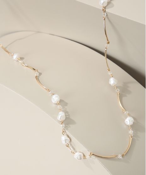 Colar-Feminino-Alongado-com-Perolas-Dourado-9963591-Dourado_1