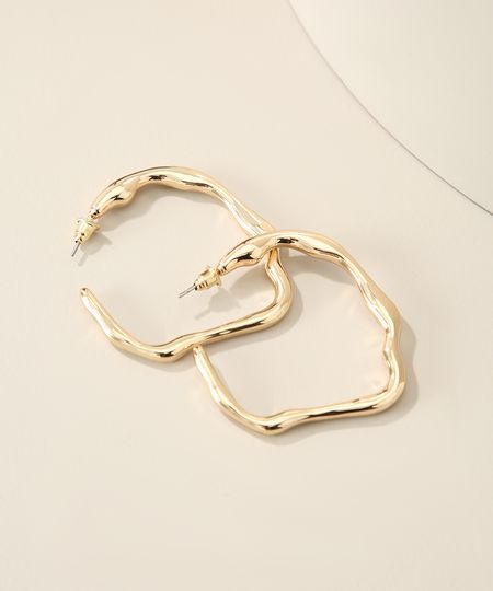 Brinco-Feminino-de-Argola-Organica-Dourado-9963598-Dourado_1 Brinco-Feminino-de-Argola-Organica-Dourado-9963598-Dourado_1