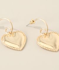 Brinco-Feminino-com-Pingente-de-Coracao-Dourado-9963610-Dourado_3