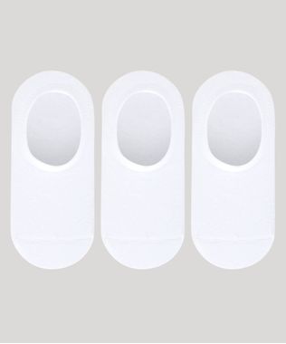 Kit-de-3-Meias-Femininas-Lupo-Sapatilha-Branco-9965975-Branco_1