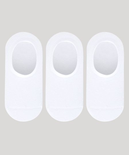 Kit-de-3-Meias-Femininas-Lupo-Sapatilha-Branco-9965975-Branco_1