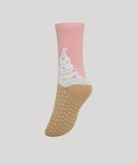 Meia-Feminina-Estampada-Sorvete-Cano-Alto-Rosa-9973176-Rosa_2