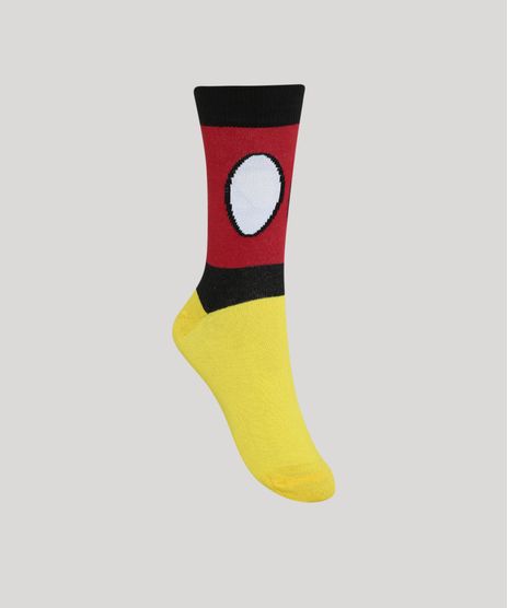 Meia-Masculina-Mickey-Mouse-Cano-Alto-Multicor-9980710-Multicor_1