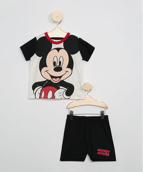 Pijama-Infantil-Mickey-Manga-Curta-Off-White-9966396-Off_White_1