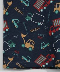Conjunto-Infantil-de-Camiseta-Estampada-de-Automoveis-Manga-Curta-Azul-Marinho---Short-Mostarda-9946969-Mostarda_4