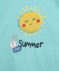 Conjunto-Infantil-de-Camiseta-Sol-Manga-Curta-Verde-Agua---Short-Estampado-de-Fundo-do-Mar-Cinza-Mescla-Escuro-9946970-Cinza_Mescla_Escuro_2