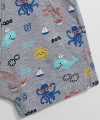Conjunto-Infantil-de-Camiseta-Sol-Manga-Curta-Verde-Agua---Short-Estampado-de-Fundo-do-Mar-Cinza-Mescla-Escuro-9946970-Cinza_Mescla_Escuro_4