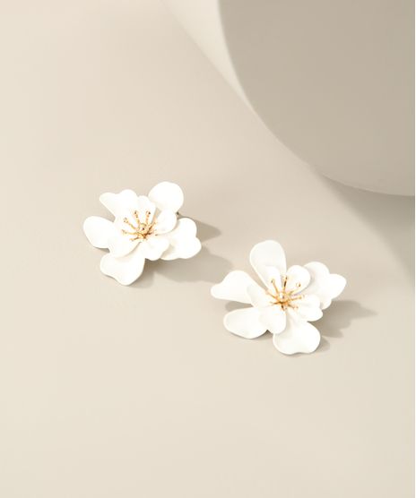 Brinco-Feminino-de-Flor-Branco-9962240-Branco_1