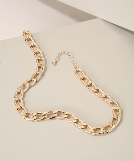 Colar-Feminino-de-Corrente-Grossa-Dourado-9963567-Dourado_1