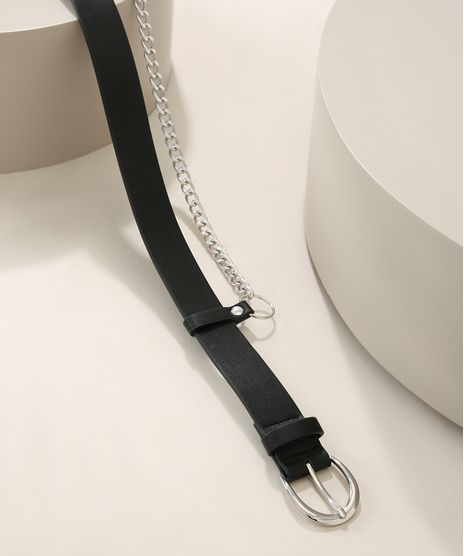 Cinto-Feminino-Medio-com-Corrente-Fivela-Redonda-Preto-9963818-Preto_1