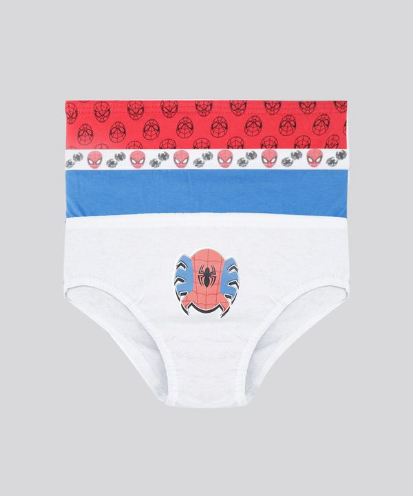 Kit de 3 Cuecas Homem Aranha Multicor 6