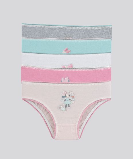 Kit-de-5-Calcinhas-Minnie-Multicor-8621288-Multicor_1