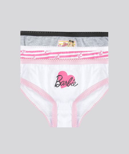 Kit-de-3-Calcinhas-Barbie-Multicor-8750800-Multicor_1 Kit-de-3-Calcinhas-Barbie-Multicor-8750800-Multicor_1