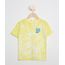 Camiseta-Infantil-Estampada-Tie-Dye--Blue-Vibes-Only--Manga-Curta-Amarela-9969464-Amarelo_1