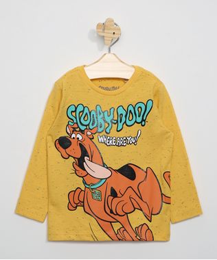 Camiseta-Botone-Infantil-Scooby-Doo-Manga-Longa-Amarela-9979056-Amarelo_1