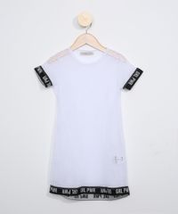 Vestido-de-Tela-Infantil--Grl-Pwr--Manga-Curta-Branco-9967660-Branco_2