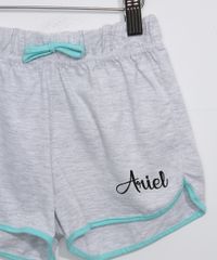 Pijama-Infantil-Ariel-com-Glitter-Manga-Curta-Cinza-Mescla-9966423-Cinza_Mescla_4