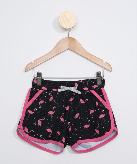 Short-de-Moletom-Infantil-Running-Estampado-Flamingos-Azul-Marinho-9967694-Azul_Marinho_1