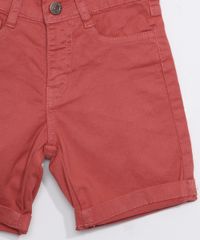Bermuda-de-Sarja-Infantil-Reta-Coral-9980196-Coral_4
