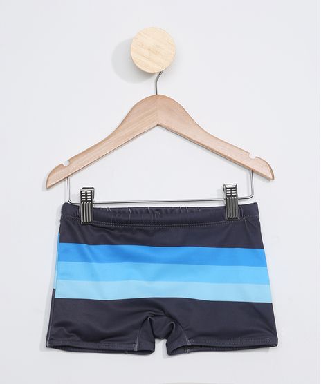 Sunga-Infantil-Boxer-com-Listras-Protecao-UV50--Cinza-9973900-Cinza_1