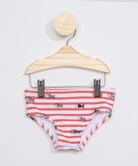 Sunga-Infantil-Tradicional-Listrada-Peixinhos-com-Protecao-UV50--Laranja-9973906-Laranja_1