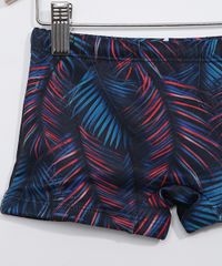 Sunga-Infantil-Boxer-Estampada-Folhagem-com-Protecao-UV50--Azul-9973903-Azul_3